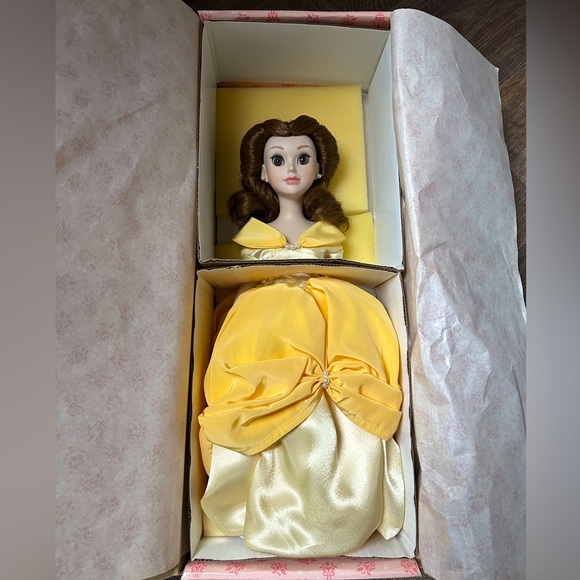 Disney Other - Vintage Disney Store Limited Edition Belle “Beauty & the Beast” Porcelain Doll